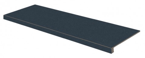 RAKO COMPILA schodová tvarovka DCFVF870 Storm 120x30 tmavě modrá v designu granitu