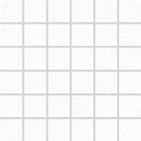RAKO COMPILA mozaika WDM05864 Paper 5x5 bílošedá v designu granitu