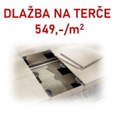 Dlažba na terče 2 cm 60x60 549,-/m2